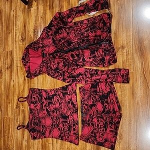 Queen of Darkness SET skulls gothic